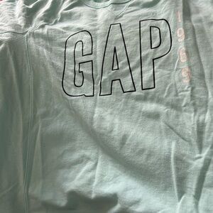 GAP Mint Green Logo Sweatshirt